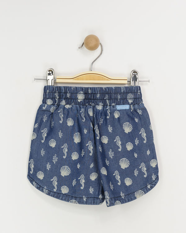 Picture of YX1611- GILRL COTTON SHORTS DENIM LOOK